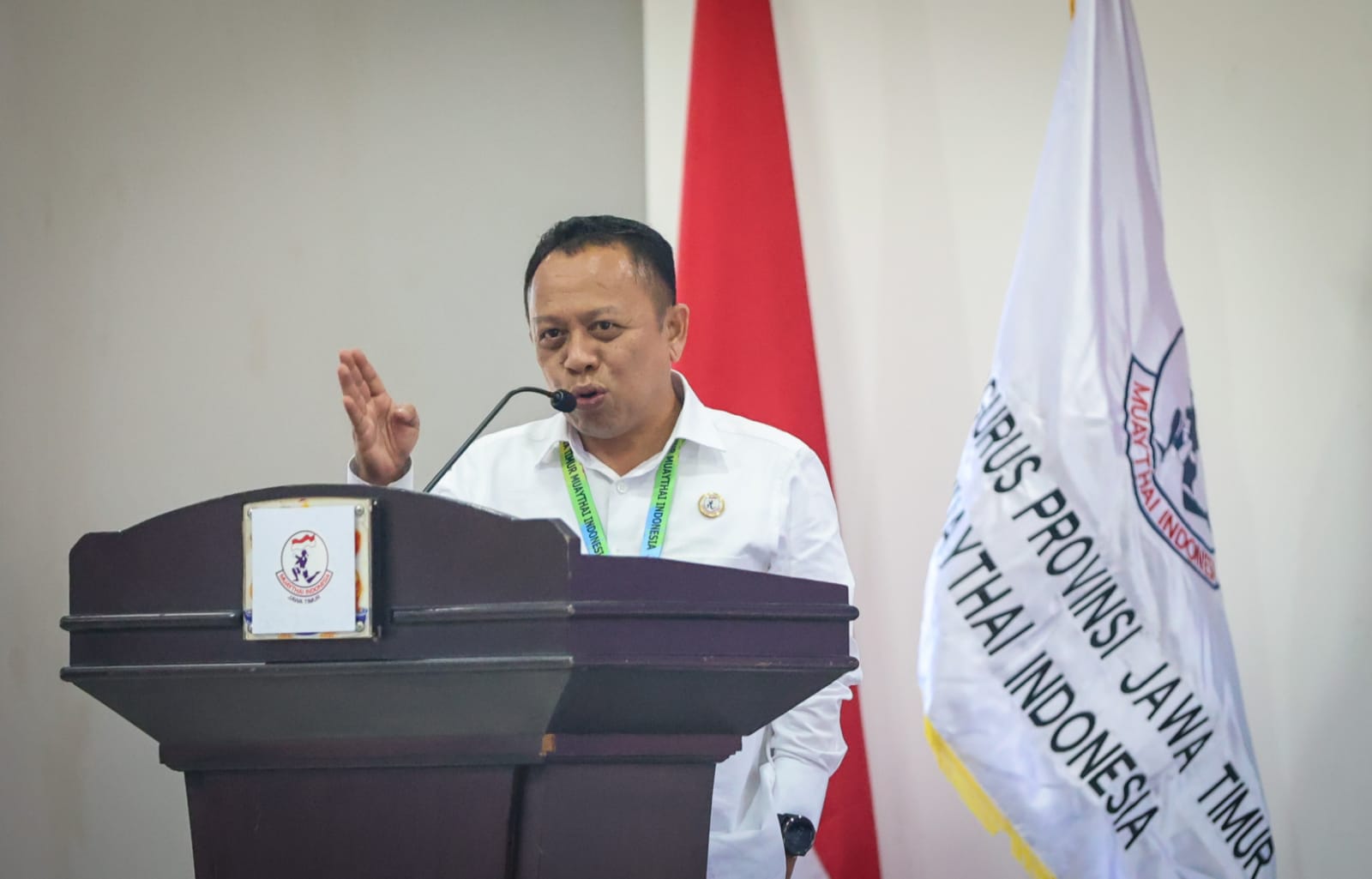 Baso Juherman Ketua Umum Muaythai Indonesia Provinsi Jawa Timur