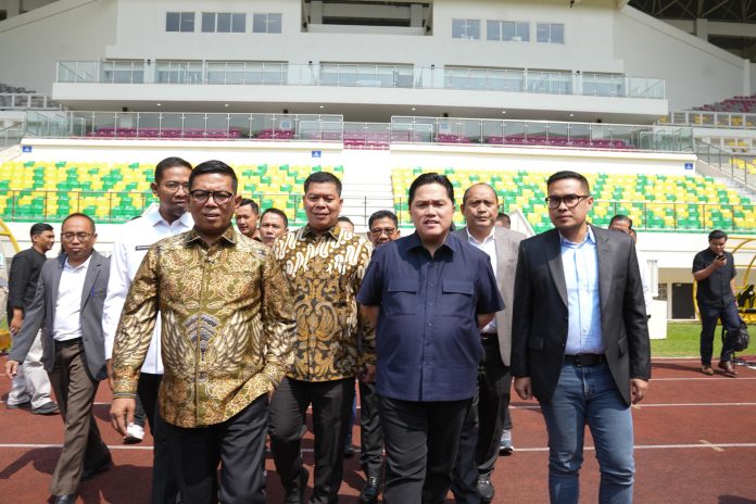 Erick Thohir Apresiasi Stadion Internasional Banten