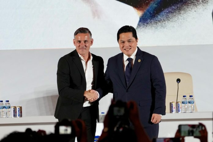 Erick Thohir Ajak Semua Bersatu untuk Sepak Bola Indonesia dan Dukung John Herdman