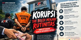 Korupsi Tak Boleh Menjadi Rutinitas: Dari OTT Bogor Menuju Reformasi Sistem